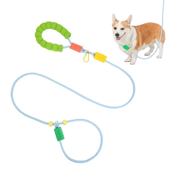 mdesiwst Slip Lead Dog Leash Heavy Duty Pet Leash with Padded Handle Anti-Tangle Clip Adjustable No Pull Training Rope Lead for Medium Large Dogs