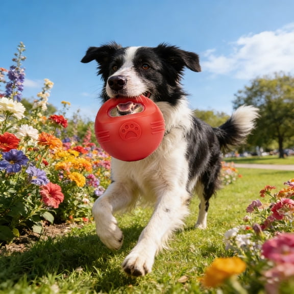 mdesiwst Soft Kettlebell Floating Dog Toy Bite-Resistant Plastic Fetch Ball for Pool And Land Teeth Cleaning Texture Safe Interactive Training Toy for Dogs