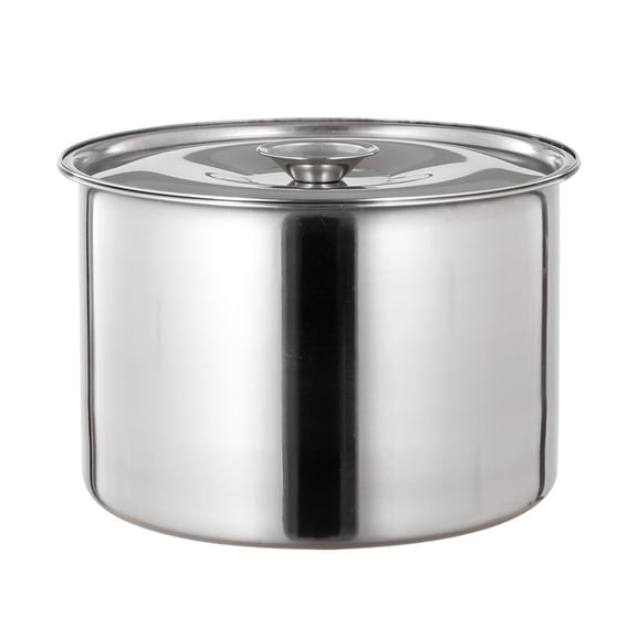 mdesiwst Stainless Steel Mixing Bowl with Lid Thickened Deep Multi-Purpose Cookware for Seasoning Whisking Storage Rust-Proof Essential Kitchen Tool for Home Commercial Use