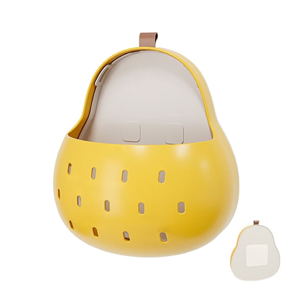 mdesiwst Storage Box Large Capacity Wall-Mounted Storage Case with Pear Shape Container for Home Office Bedroom