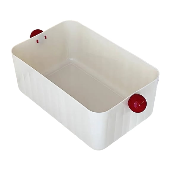 mdesiwst Storage Box with Handle Drawer Organizer Large Capacity Storage Container for Desk Dresser Dormitory Cosmetics Jewelry
