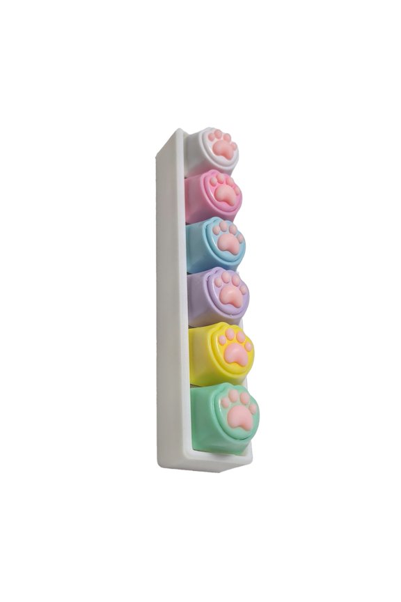 Stress Relief Button Toy Keyboard Fidget Toy with Crisp Clicking Sound Lightweight Portable Anxiety Relief Keychain Focus Aid Toy