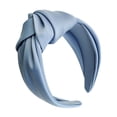 thumbnail image 1 of mdesiwst Women Headband Bowknot Decor Pure Color Hair Hoop Lightweight Versatile Hair Decoration Hair Accessories, 1 of 8