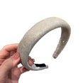thumbnail image 1 of mdesiwst Women Headband Sparkling Rhinestones Sponge Thickened Filling Non-Slip Design Hair Hoop Flexible Fit Hair Accessory, 1 of 8