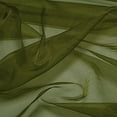 thumbnail image 1 of mds Pack of 100 Yard Solid Organza Fabric for Wedding Decoration Fabric by width - Olive Green, 1 of 6