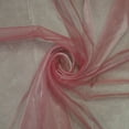 thumbnail image 1 of mds Pack of 20 Yard Solid Organza Fabric for Wedding Decoration Fabric by width - Dusty Pink, 1 of 6