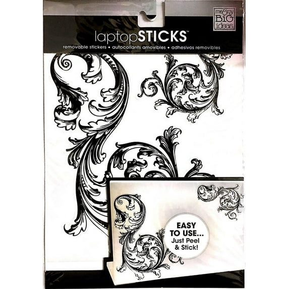 me & my BIG ideas Laptop Stickers, Design