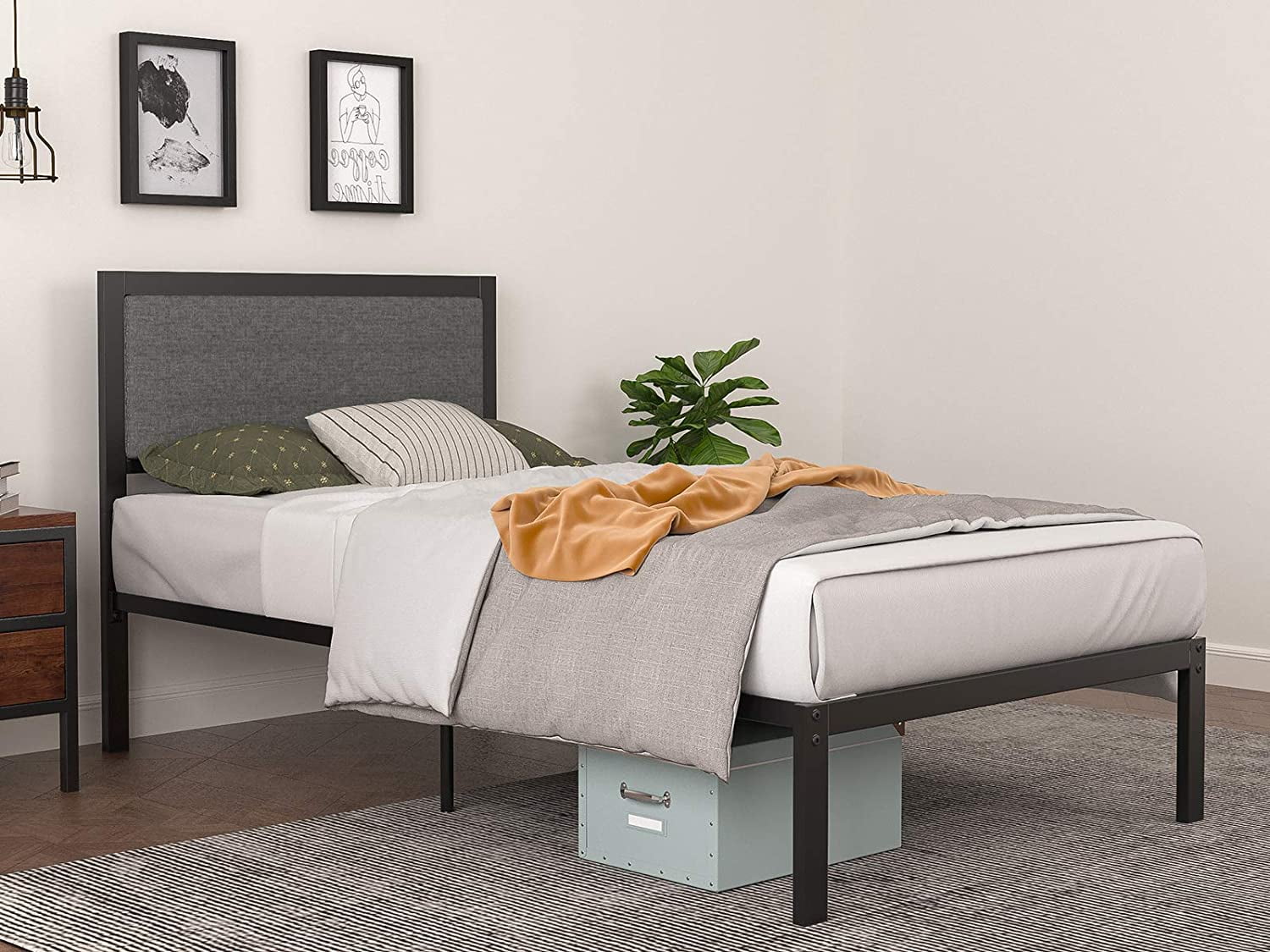 Mecor twin 2024 bed frame