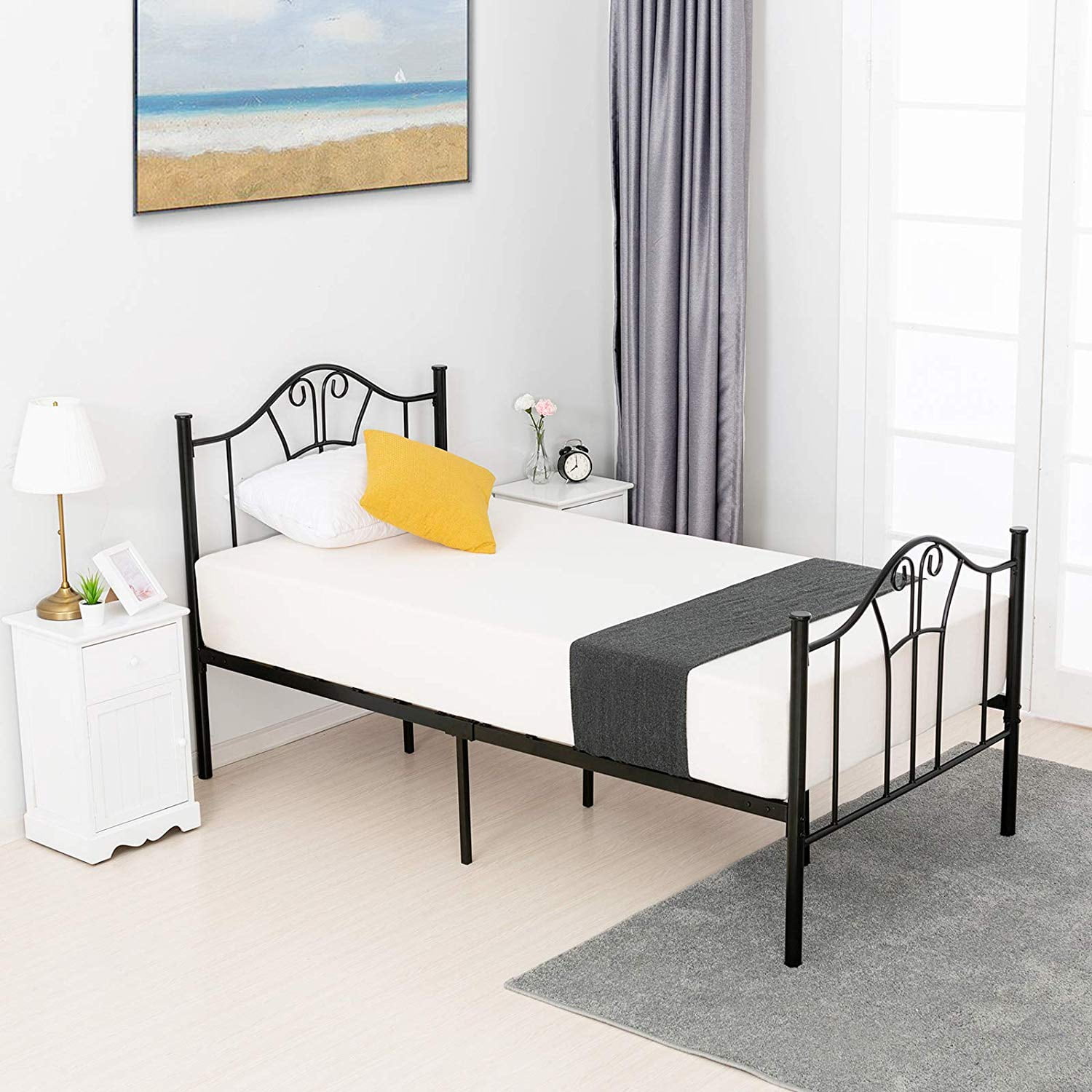 Mecor metal bed frame deals