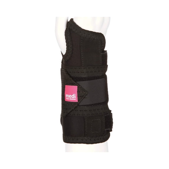 medi Premium Wrist Brace Right, Black, Medium