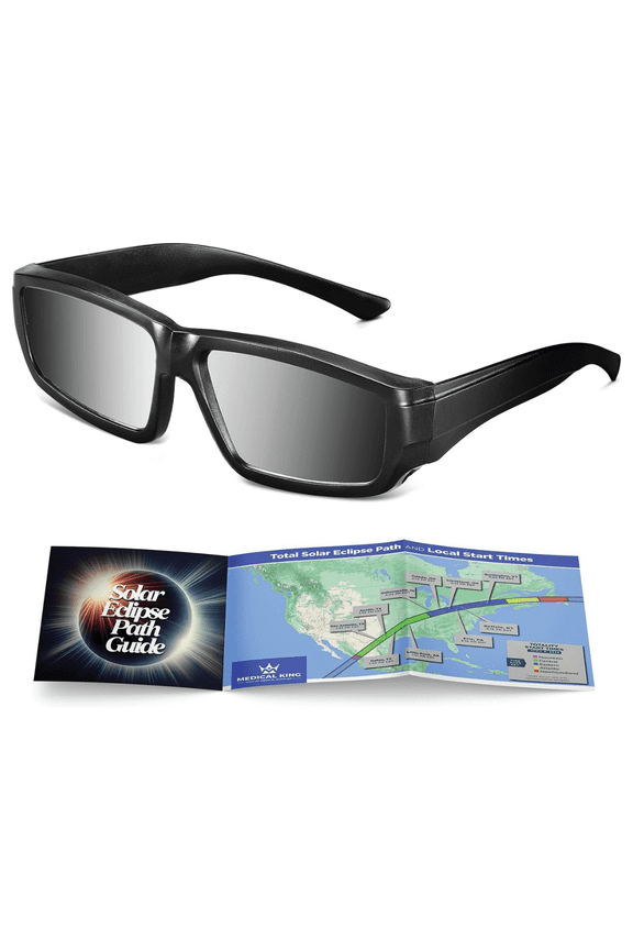 2024 CE and ISO Certified Solar Eclipse Protective Eyewear, 5.75" x 1.50" x 0.12"