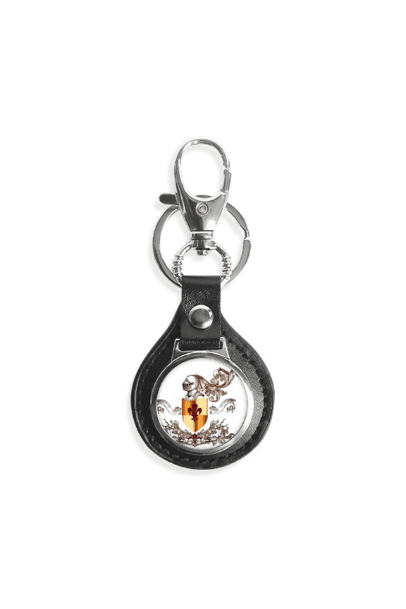 medieval knights of eu armor emblem key link chain keyholder finder hook metal