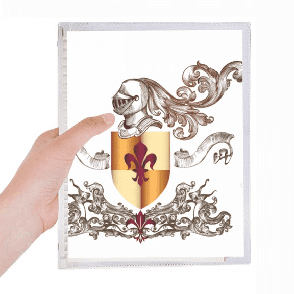 medieval knights of eu armor emblem notebook loose diary refillable journal statiry