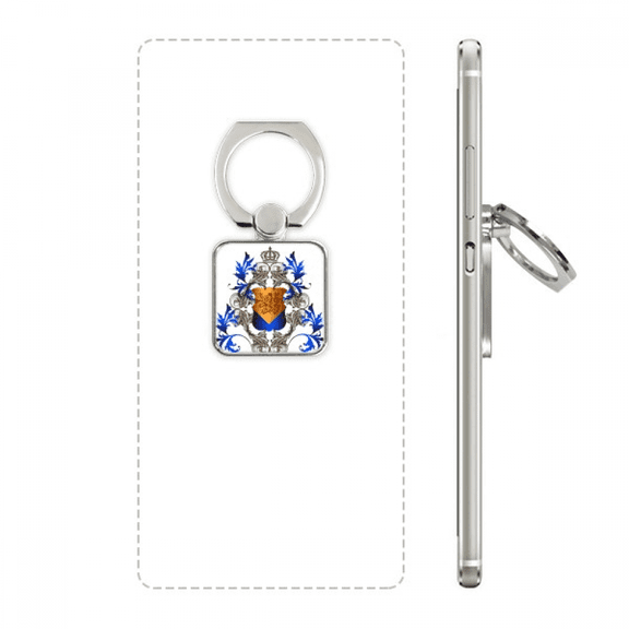 medieval knights of eu crown emblem shield square cell ph stand holder bracket universal support