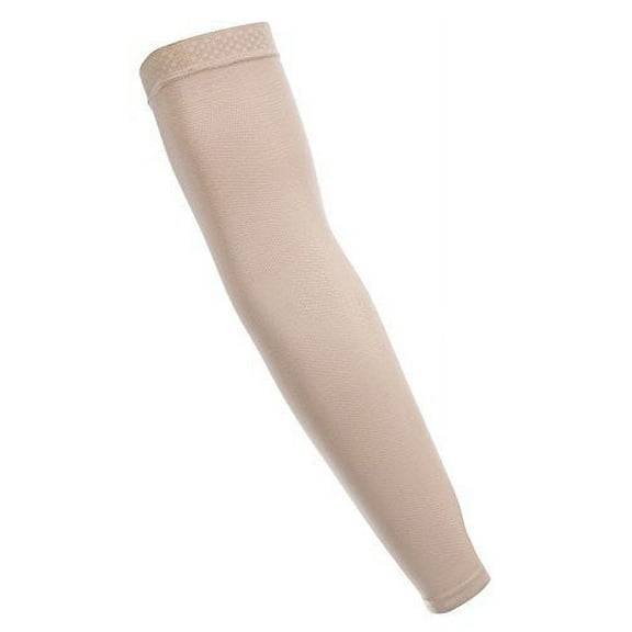 mediven Harmony 20-30 mmHg Compression Armsleeve w/Beaded Silicone Top Band, Sand, III (Extra Wide)-Standard