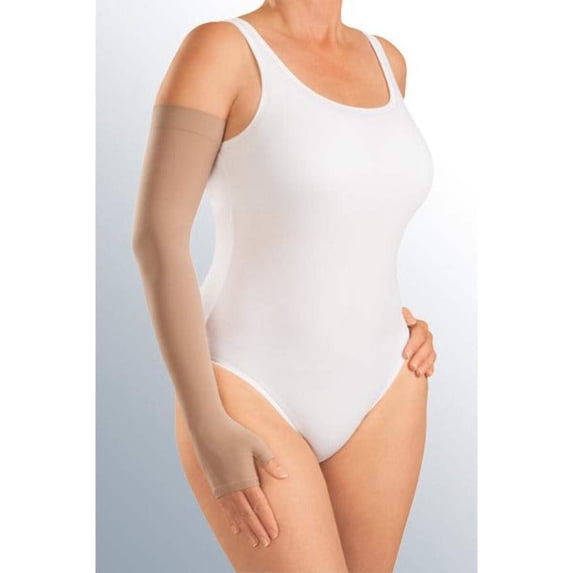 mediven Harmony 20-30 mmHg Compression Armsleeve w/Gauntlet, Sand, V (Extra-Wide)-Standard