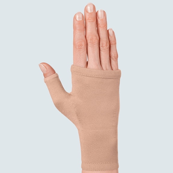 mediven Harmony Seamless 30-40 mmHg Compression Gauntlet, Sand, III-Standard