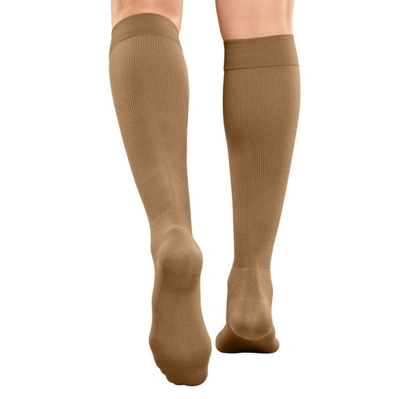 mediven angio 20-30 mmHg calf closed toe Compression Socks, Caramel, VI, Standard