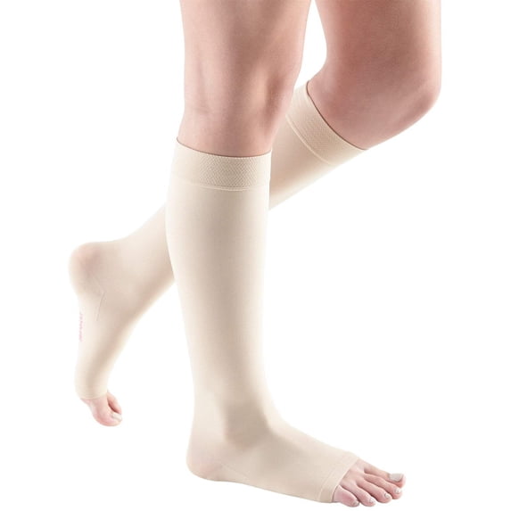 mediven comfort for Men & Women, 15-20 mmHg Calf High Open Toe ...