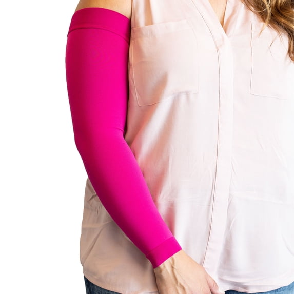 mediven comfort for Men & Women, 20-30 mmHg Compression Arm Sleeve, Magenta, I-Standard