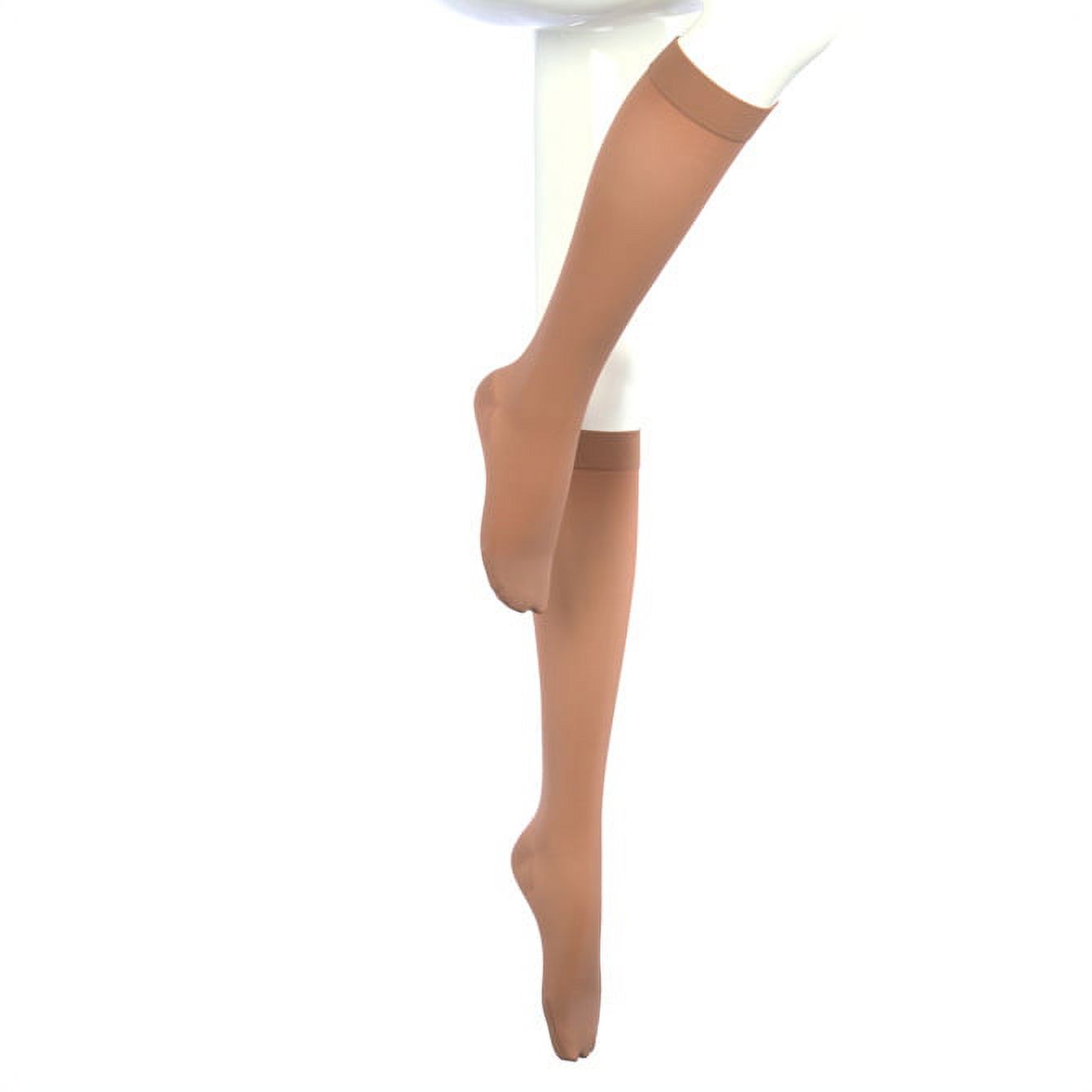 Mediven Comfort Compression Stockings For Women - 30-40 MmHg Calf High, Closed Toe, Ebony VI Extra Wide