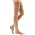 thumbnail image 1 of mediven comfort for Men & Women, 20-30 mmHg Thigh High w/Beaded Silicone Top Band Closed Toe Compression Stockings, Natural, VI-Petite, 1 of 3