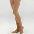 thumbnail image 1 of mediven comfort for Men & Women, 20-30 mmHg Thigh High w/Beaded Silicone Top Band Closed Toe Compression Stockings, Natural, VII-Standard, 1 of 3