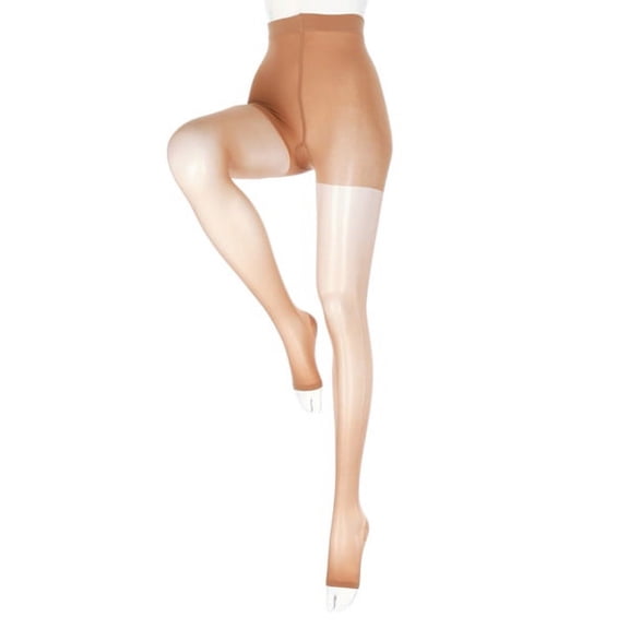 mediven plus for Men & Women, 30-40 mmHg Panty Open Toe Compression Stockings, Beige, II-Standard
