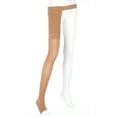 thumbnail image 1 of mediven plus for Men & Women, 30-40 mmHg Thigh High w/Attachment Open Toe Compression Stockings (Right), V-Petite, 1 of 1