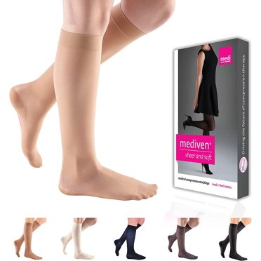 Dr. Comfort Select Sheer 15-20 MmHg Compression Pantyhose For Women – Sizes Available – 85% Nylon / 15% Spandex
