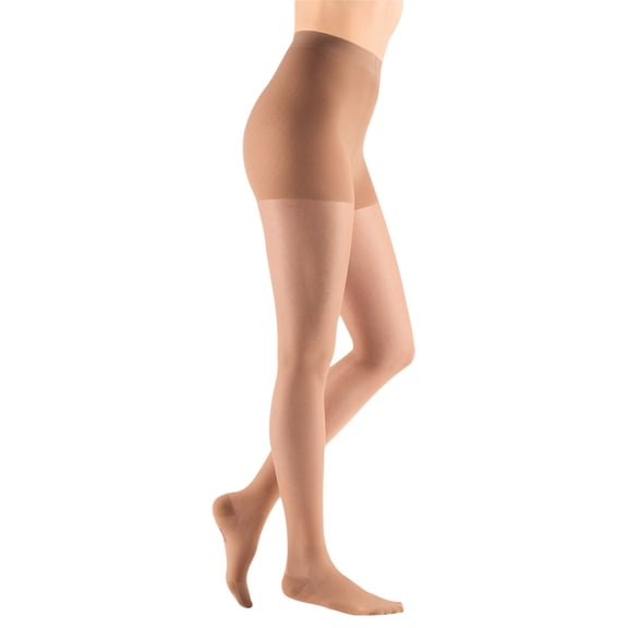 mediven sheer & soft for Women, 20-30 mmHg Panty Closed Toe Compression Stockings, Natural, VI-Standard