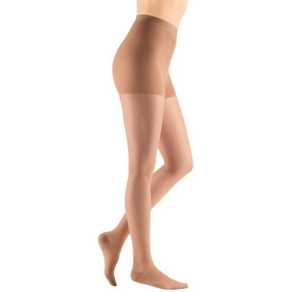 mediven sheer & soft for Women, 30-40 mmHg Maternity Panty Closed Toe Compression Stockings, Natural, IV-Petite