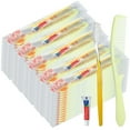 meekoo 200 Set Disposable Toothbrushes with Toothpaste and Comb