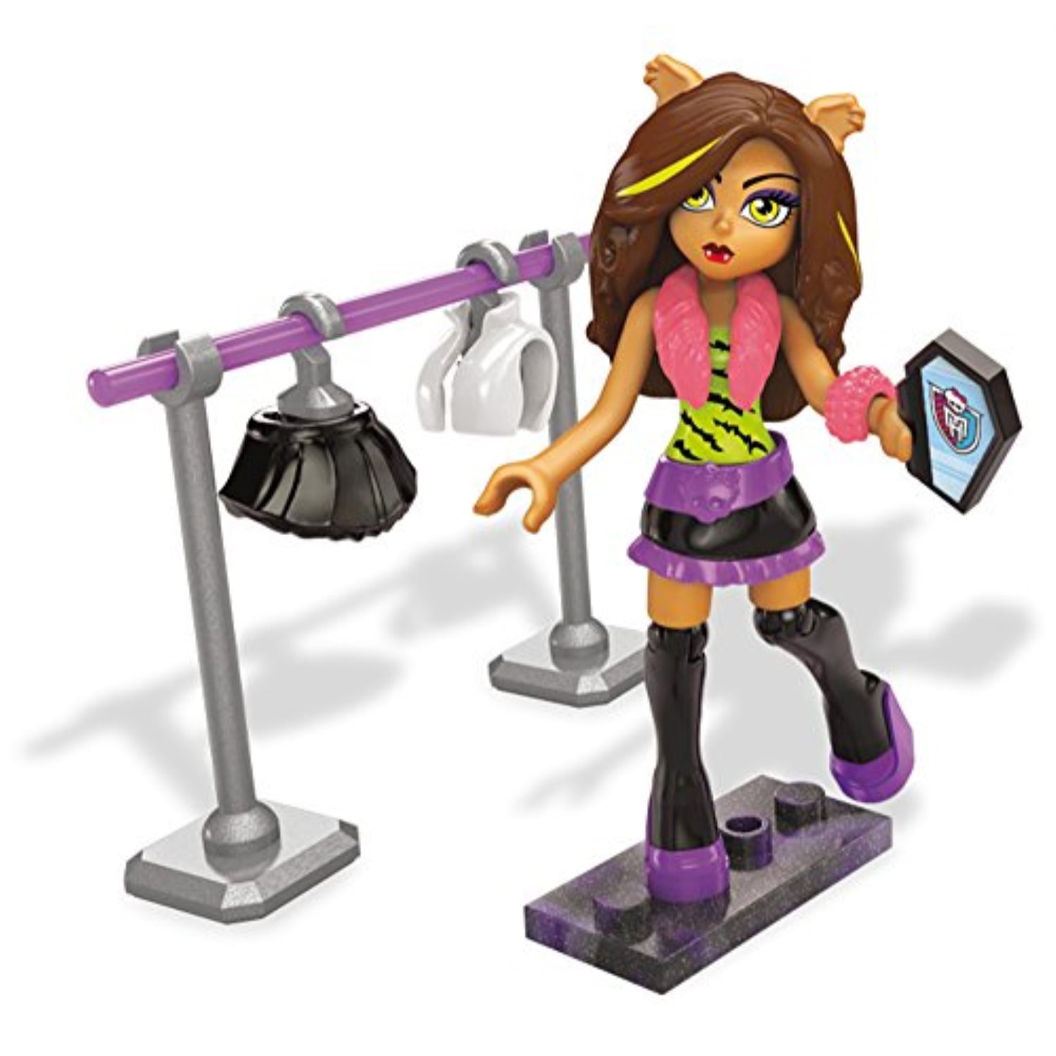 mega bloks monster high clawdeen wolf clawesome fashion pack