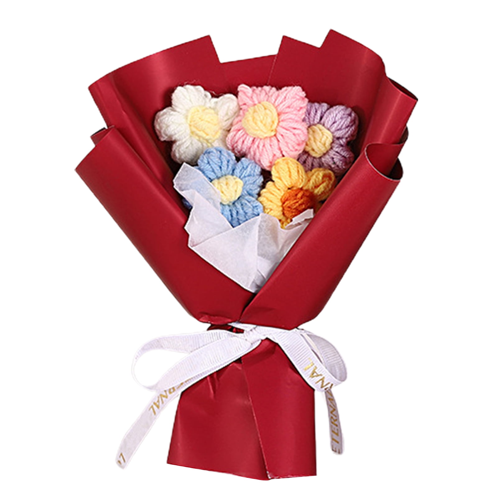 meijuhuga Artificial Flower Bouquet Vibrant Color Lovely Appearance Non