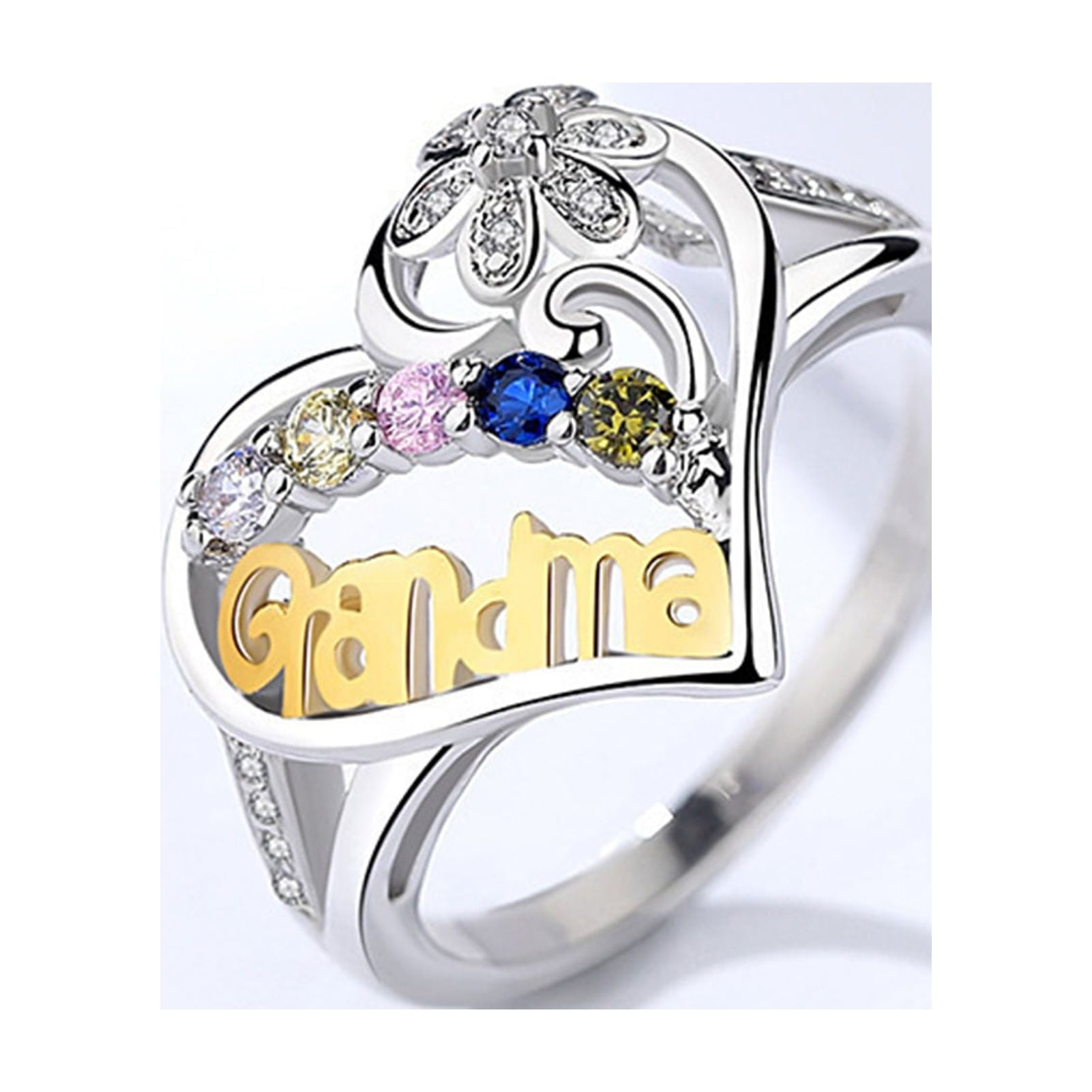 Walmart jewelry heart rings sales
