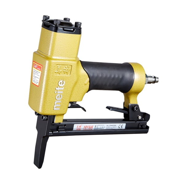 MEITE 1013JL 20 Gauge 7/16" Crown Pneumatic Staple Gun with Long Nose, 5/16" to 1/2" Length