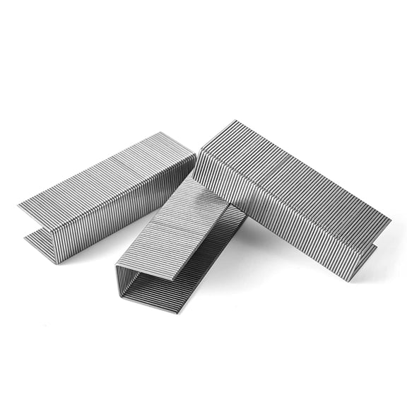 MEITE 16 Gauge 1" Wide Crown 3/4 inch Length Construction Staples Galvanzied Heavy Duty 10,000 pcs