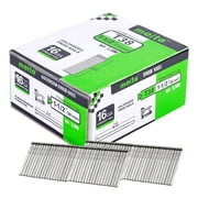 MEITE 2,500 Pcs 16 Gauge Finish Nails 1-1/2" Length Galvanized Glue Collated Brad Nails