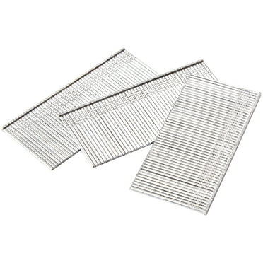 meite 16 Gauge Finish Nails 1-3/16 Inch Length Galvanized Glue Collated Brad Nails (18 Boxes/Case)