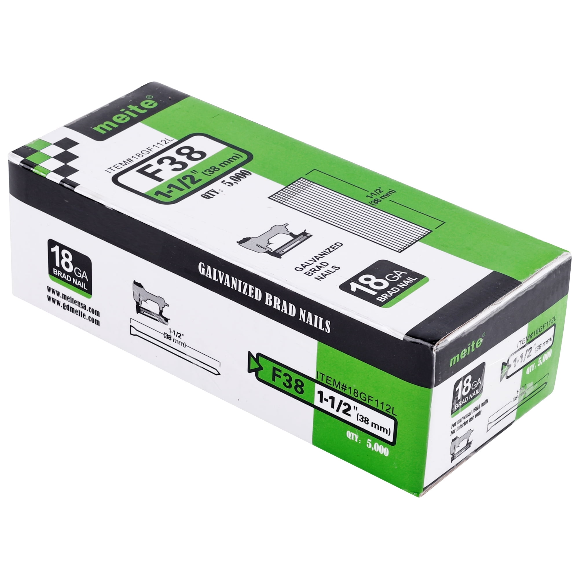 Swpeet 5000Pcs F25-1" Multi-Length Galvanized Brad Nails Straight - View #6