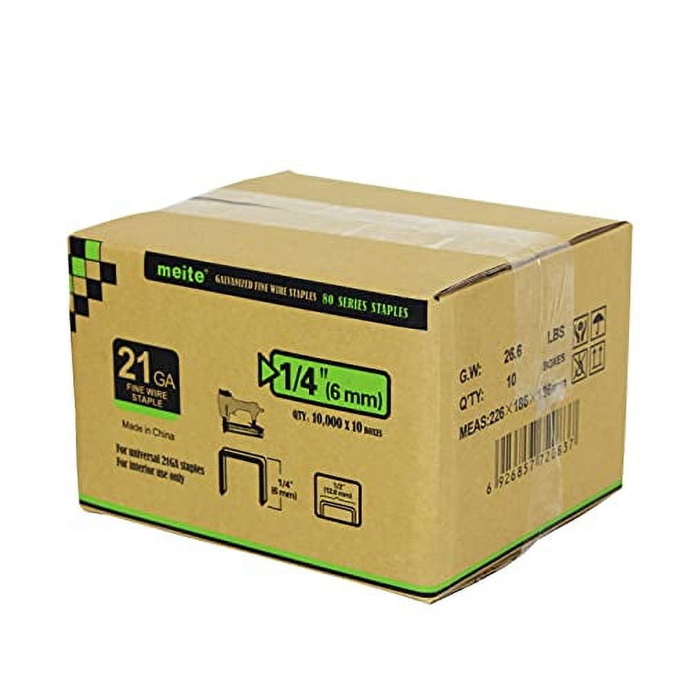 Graffette Per Tappezzeria 21 Gauge - 10.000 Pezzi Zincati Per Cucitrici - Foto 2