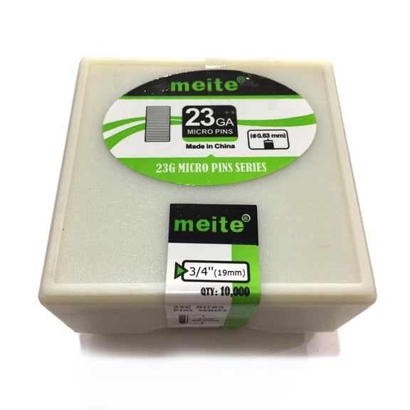 meite 23GP34L 23 Gauge 3/4-inch Headless Pin Nails (10,000 Pcs/Box)