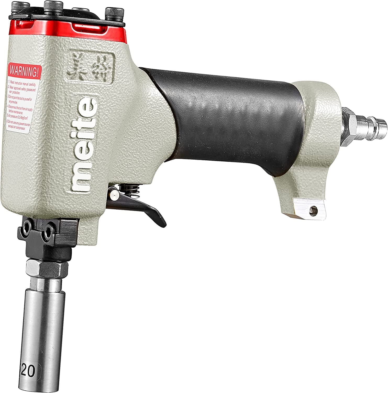 MEITE DECO-1620 Pneumatic Upholstery Tacks Nail Gun 41/64" Head Diameter Air Deco Nailer