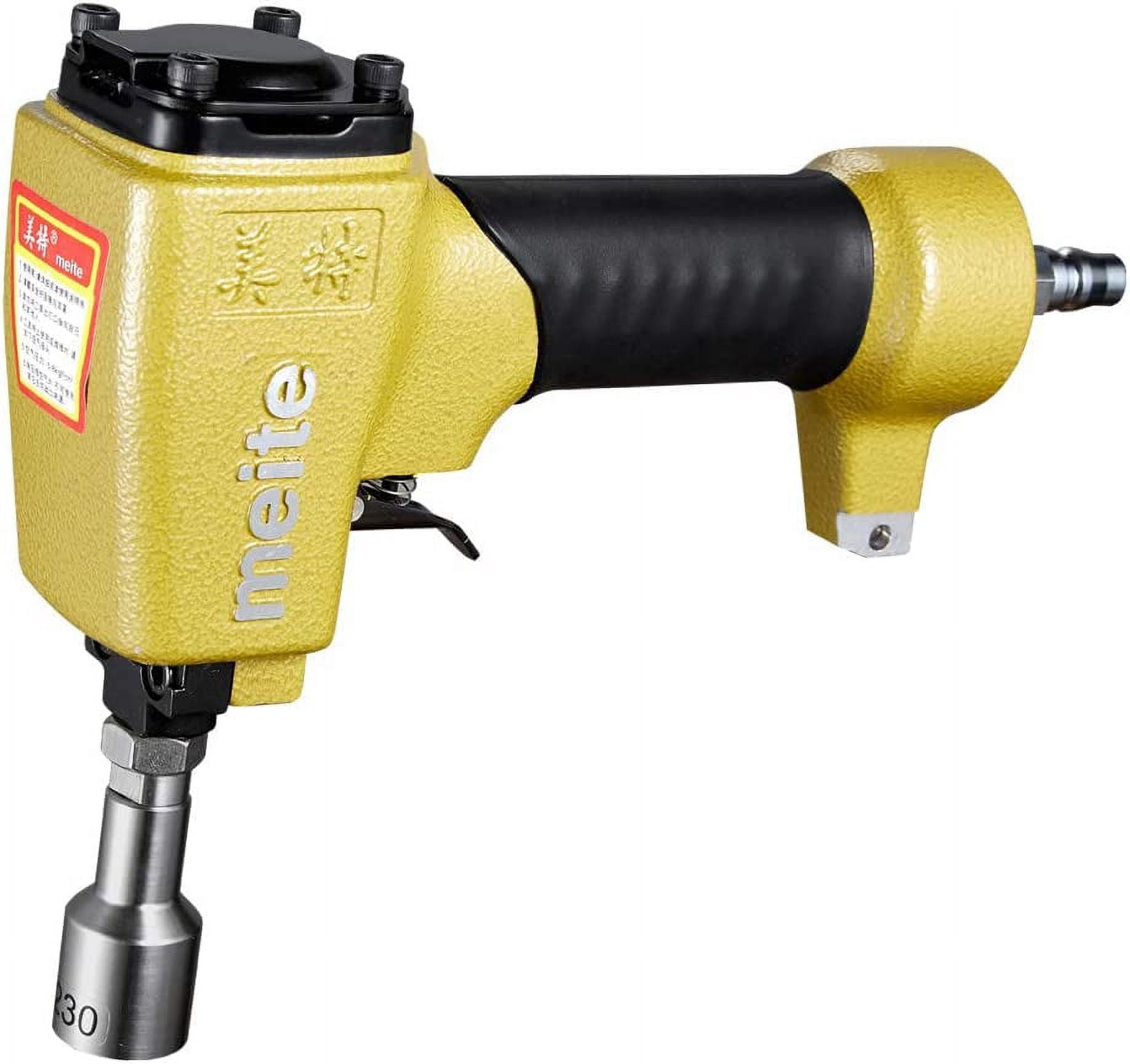 MEITE Pneumatic Upholstery Decorative Tack Nail Gun 7/8“ (22.3mm) Head Diameter Air Decorative Tack Nailer