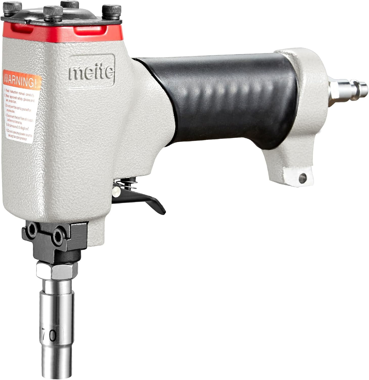 MEITE 1170 Pneumatic Upholstery Decorative Tack Nail Gun Air Decorative Tack Nailer, 29/64" Diameter