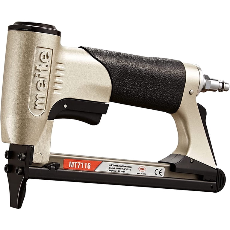 Meite MT7116 Pneumatic Staple Gun With 3/8" Staples - Upholstery, Furniture & Trim Projects