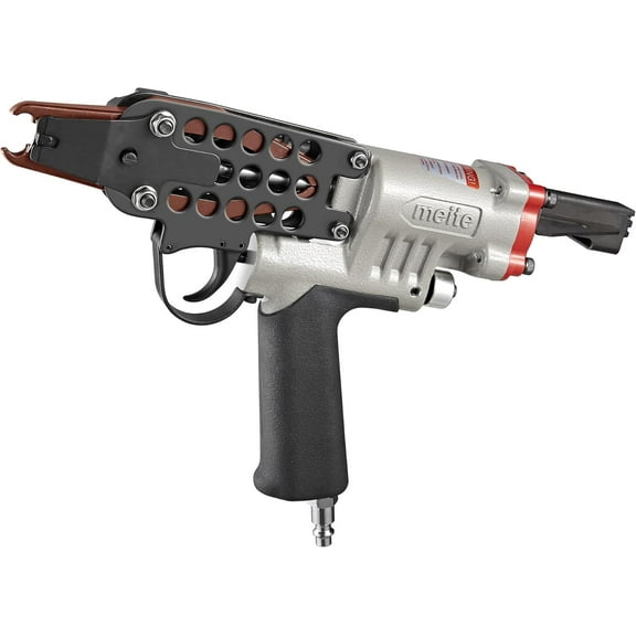 MEITE SC7E-I2 Hog Ring Plier With Extended Nose, 15 Gauge 3/4" Pneumatic C Ring Stapler, Updated Trigger