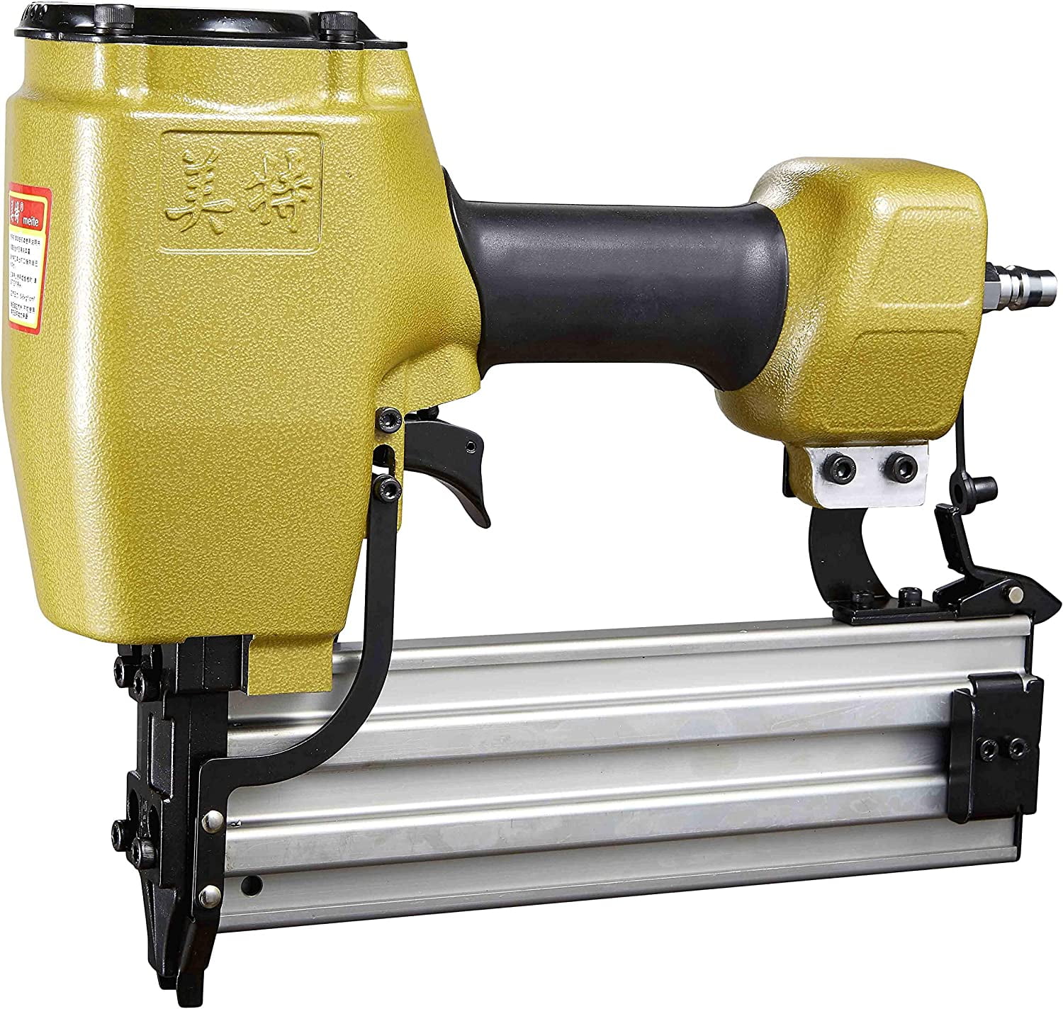 meite ST64A Pneumatic Concrete Nailer Heavy Duty T Nail Gun, Uses 14