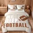 thumbnail image 1 of meiyoeat American Rugby Games 7-Piece King Bedding For Boys,Kids Football Games King Bed In A Bag,Reversible, 1 of 7